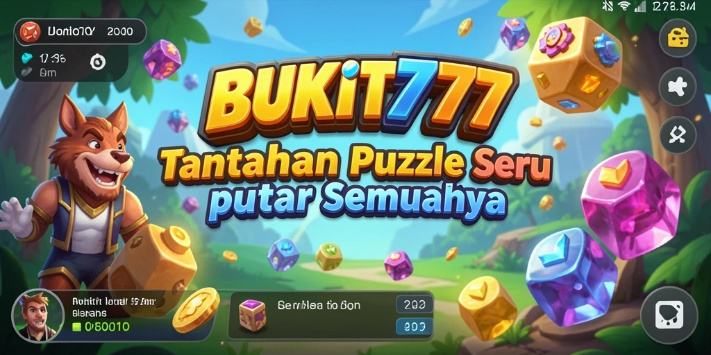 Gameplay seru BUKIT777 dengan berbagai tantangan puzzle.