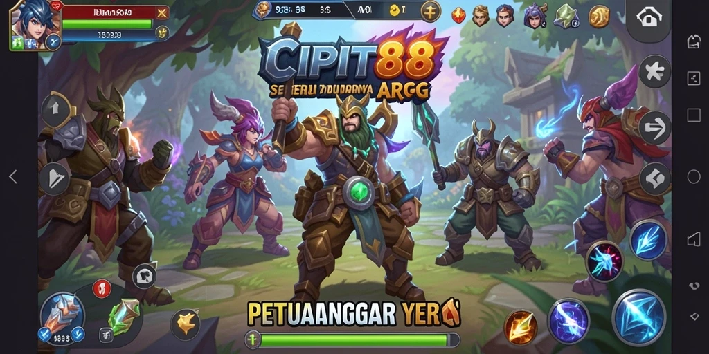 Tampilan gameplay seru dan petualangan di dunia CIPIT88.