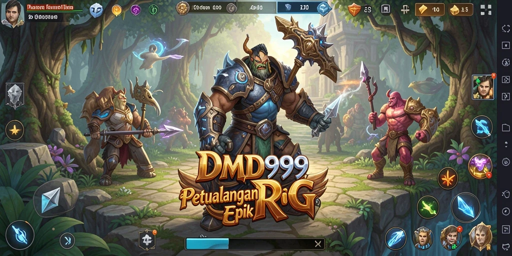 Tampilan gameplay DMD999 yang menakjubkan dan penuh aksi.