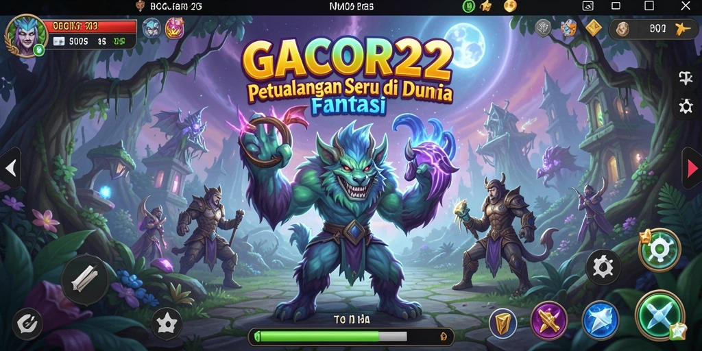 Tampilan gameplay GACOR22 yang seru dalam petualangan fantastis.