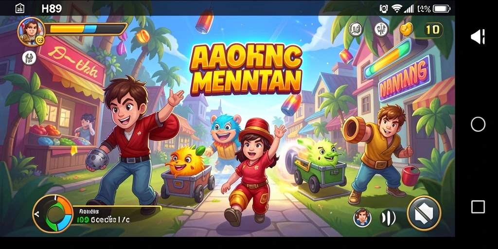 Tampilan animasi seru dari gameplay H89 yang menantang.
