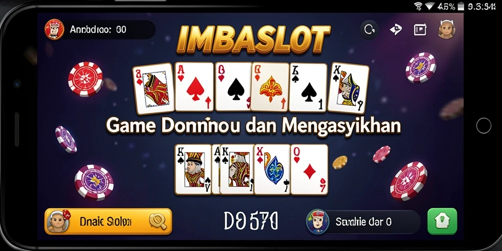 Tampilan gameplay seru dalam game Domino IMBASLOT.