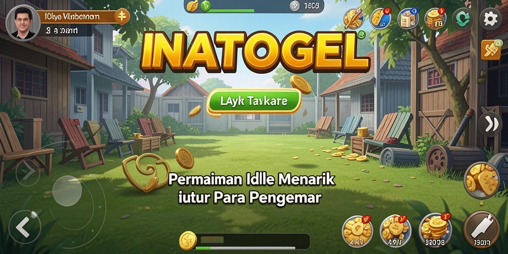 Tampilan gameplay INATOGEL dengan elemen Idle yang menarik.