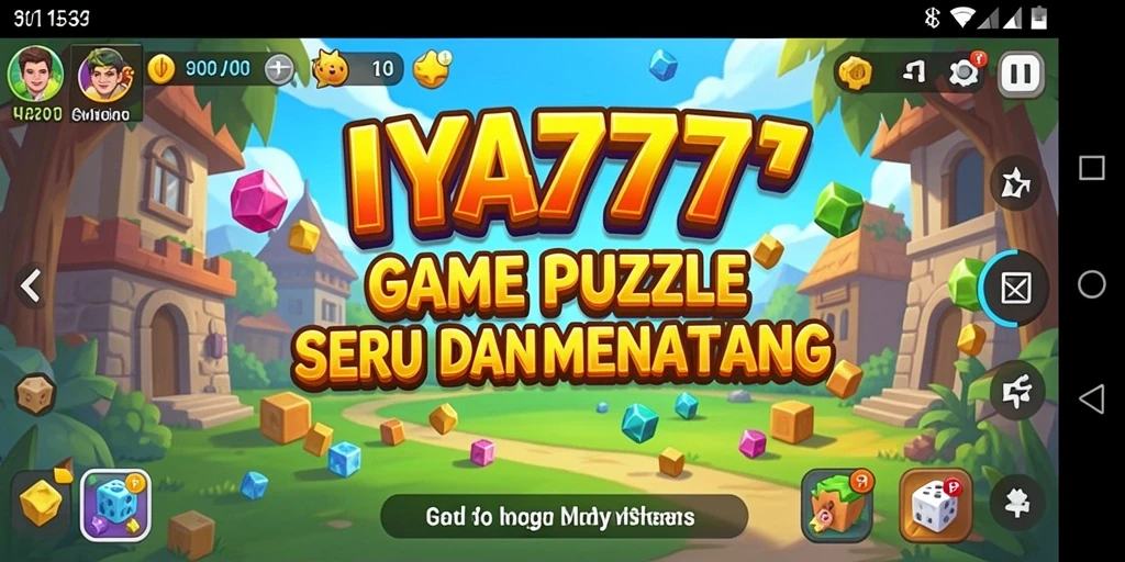 Tangkapan layar utama menunjukkan gameplay menantang IYA777.