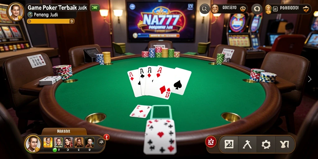 Screenshot gameplay NA777 menampilkan keseruan bermain poker.