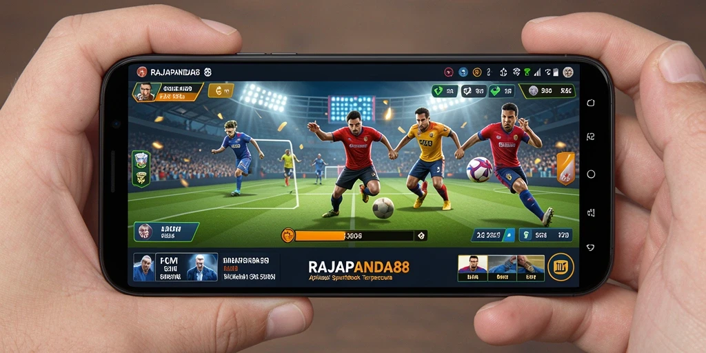 Tampilan gameplay menarik dari aplikasi Sportsbook RAJAPANDA88.