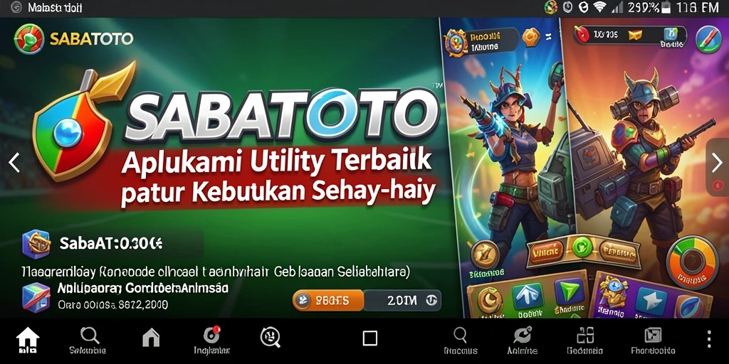 Tampilan screenshot utama SABATOTO yang menunjukkan fitur pengelolaan tugas dan catatan.