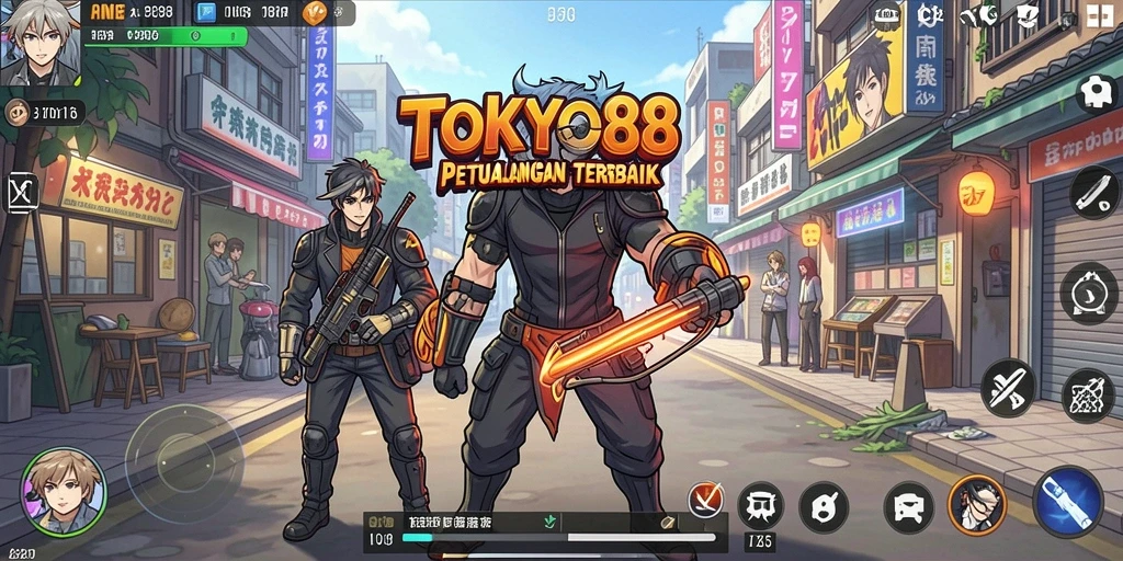 Tampilan menawan dari gameplay seru TOKYO88